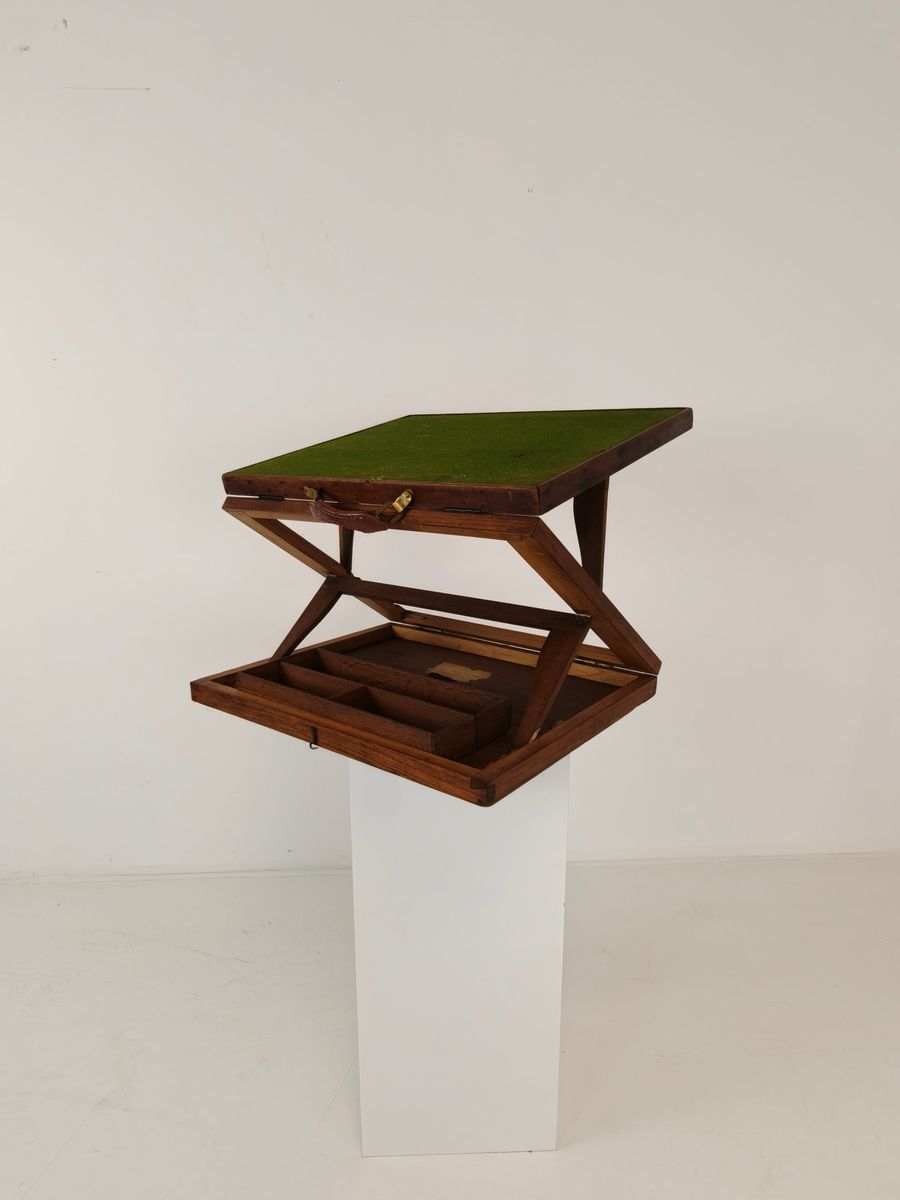 Antieke Draagbare Lessenaarkast – Circa 1920 image 16