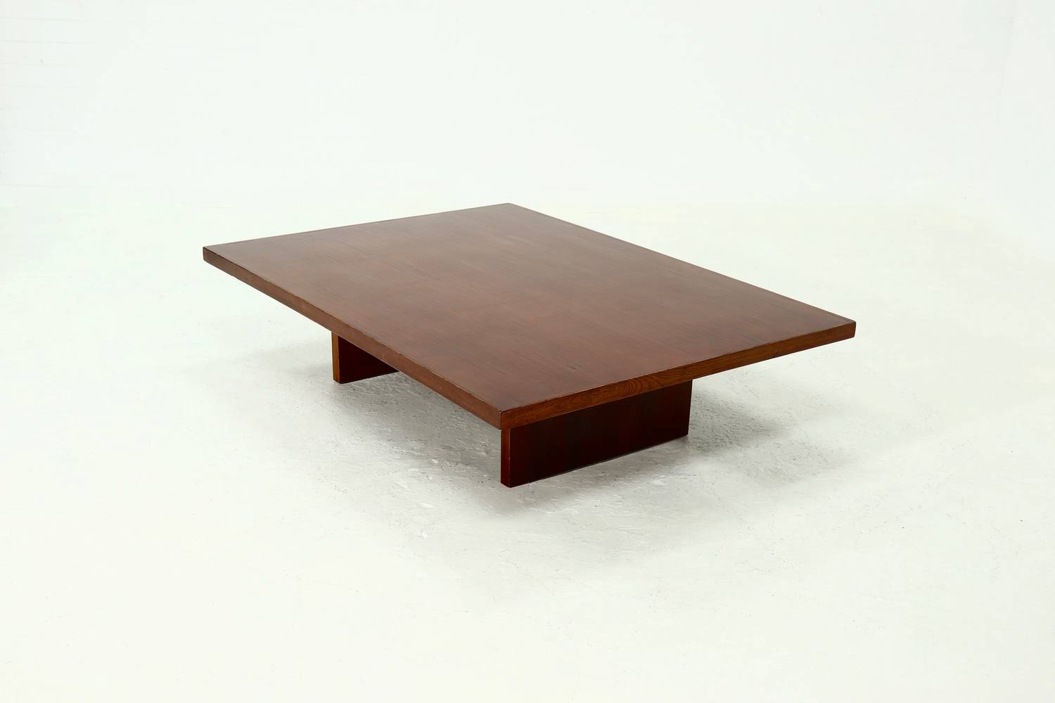 Large Bamboo And Wood Coffee Table By Axel Vervoordt 1980s image 2