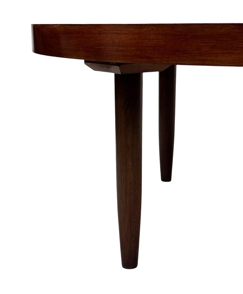 Vintage Houten Ronde Salontafel Jaren 60 Design image 13
