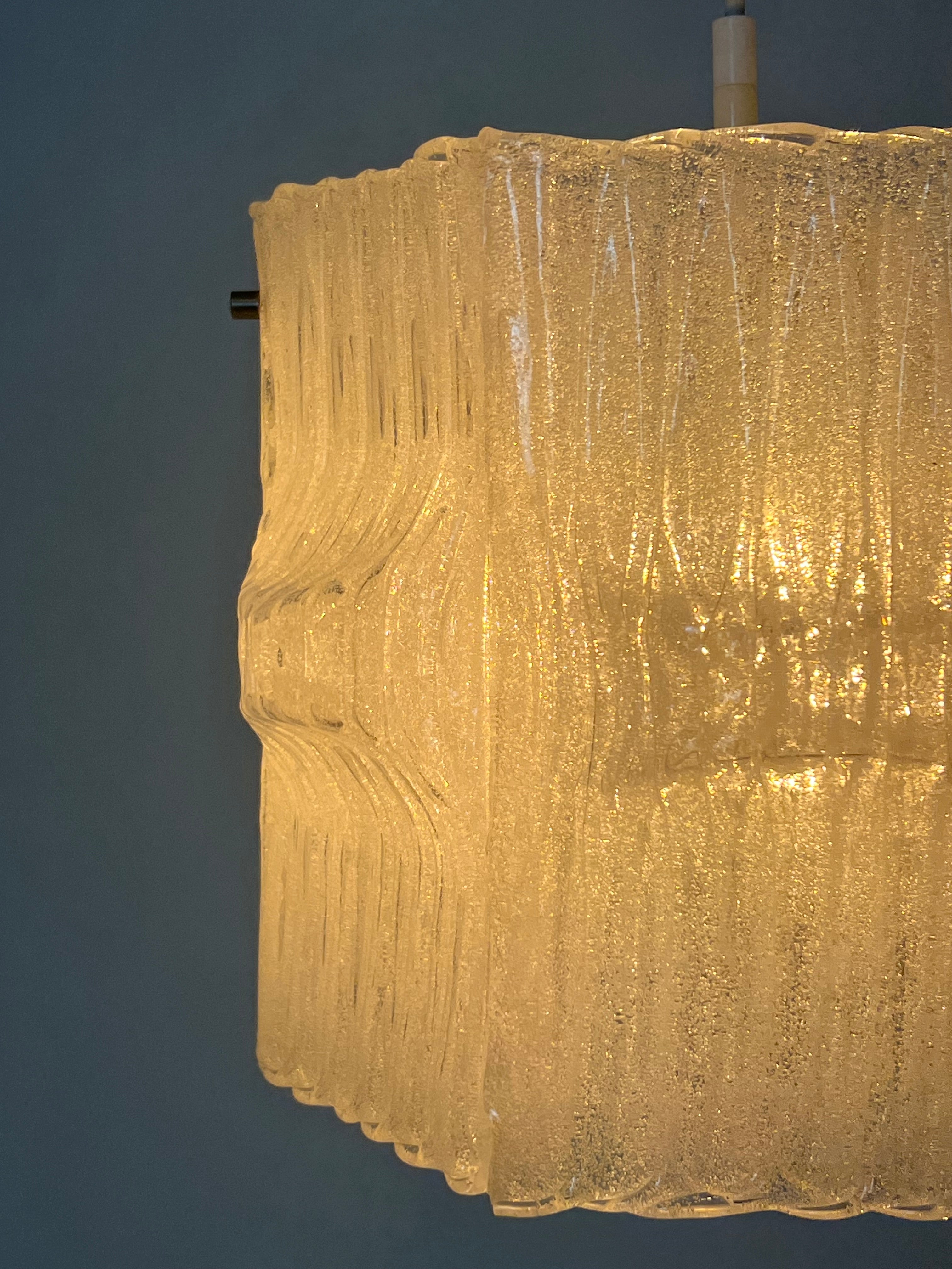 Vintage Pendant Lamp – Ice Lucite image 3