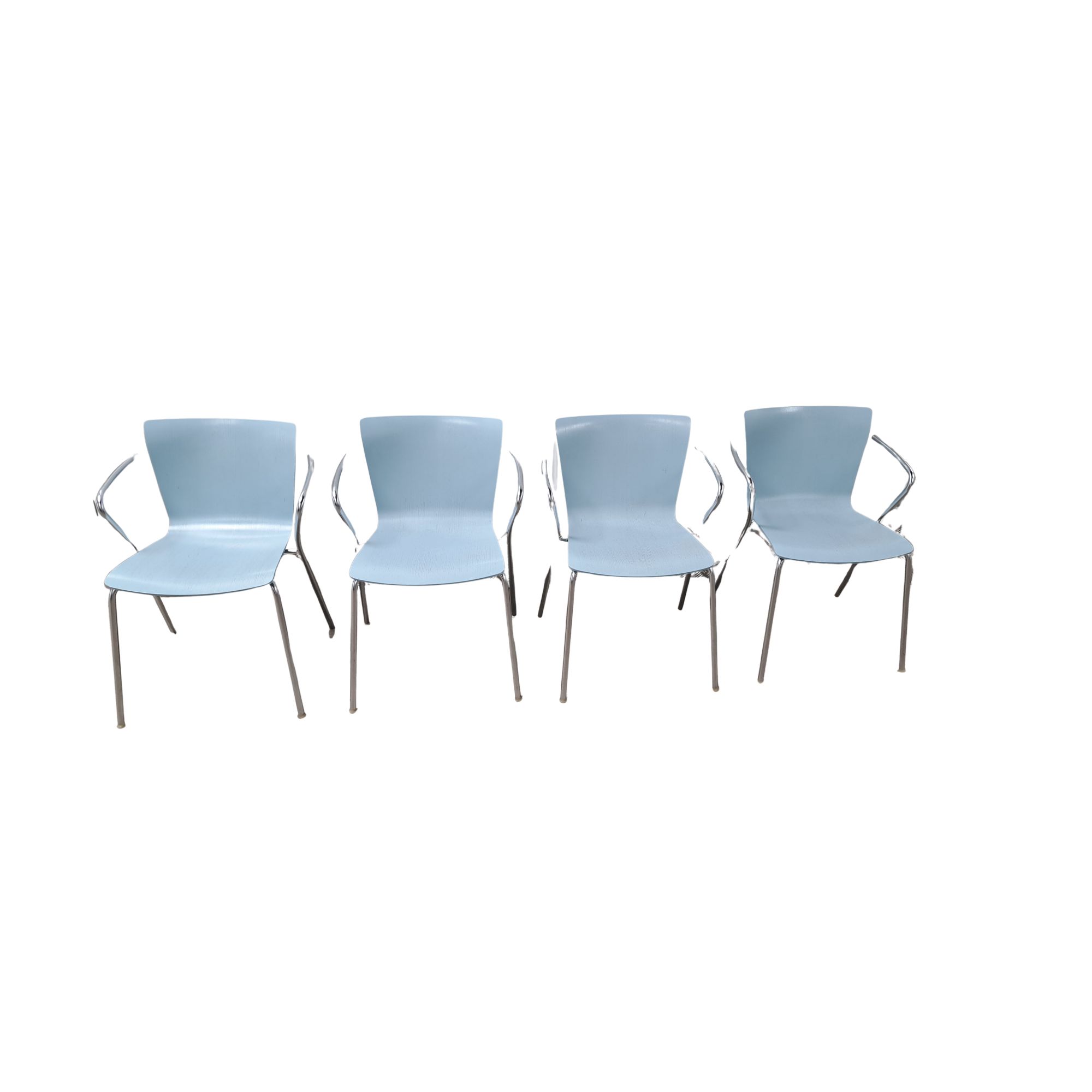 Fritz Hansen Stapelbare Stoelen - Lichtblauw image 6
