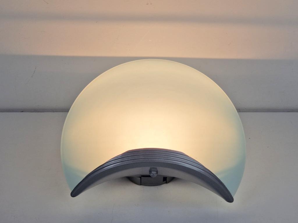 Alvaline Bologna Shell Wandlamp Glas Metaal Italy Memphis 80 image 4