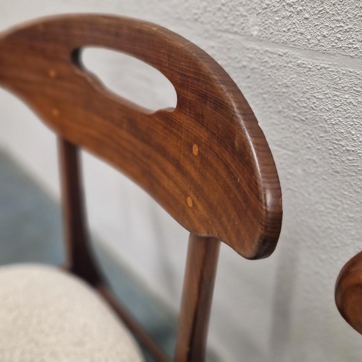 Nieuw Bekleed ! Deense Stoelen Set Van 4 Vintage Stoelen image 3