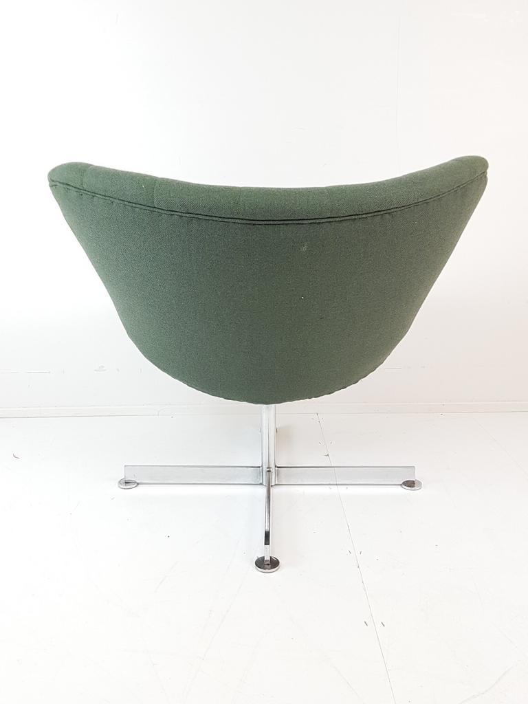 2 Rudolf Wolf Swivel Chair Modello Groen Ploegwool Fauteuils image 10