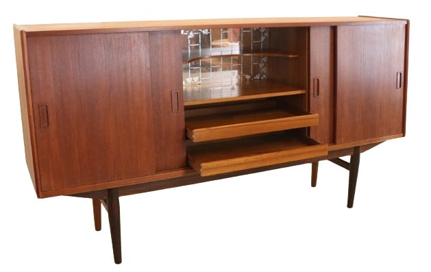 Vintage Kast Midboard Highboard 'snertinge' Deens image 13