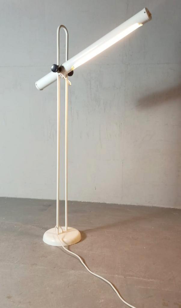 Vintage Postmodern Vloerlamp, Wit image 10
