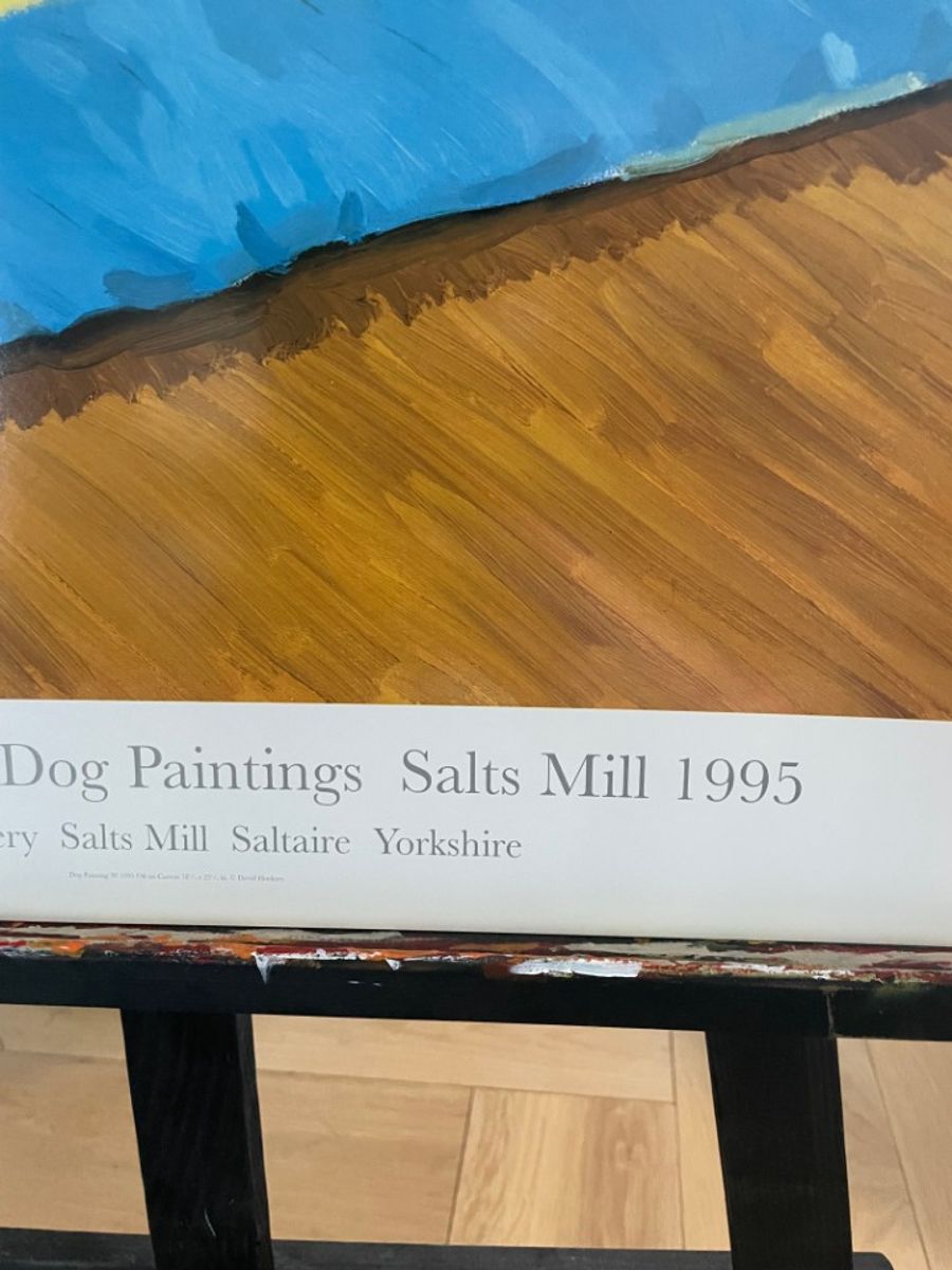 David Hockney, Dog Paintings 38 Salts Mill 1995. image 2
