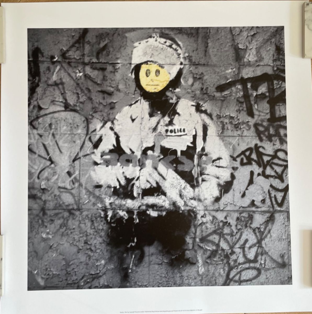 Banksy, Riot Cop, Copyright Panorama London, All Right Reserved , Printed In The Uk image 6