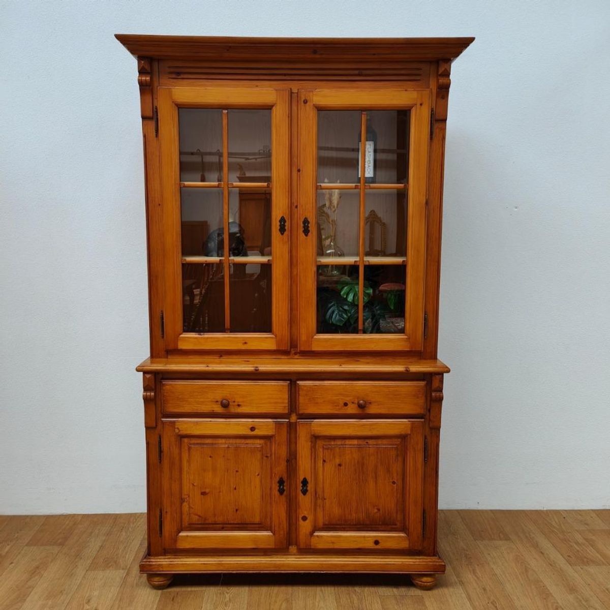 Vintage Landelijke Grenen Buffetkast Wandkast Buffet Kast. image 2