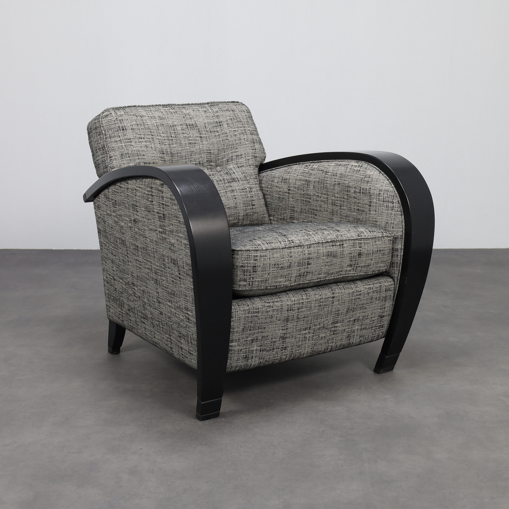 Set Of 2 Art Deco Style Lounge Chairs By Bench image 4