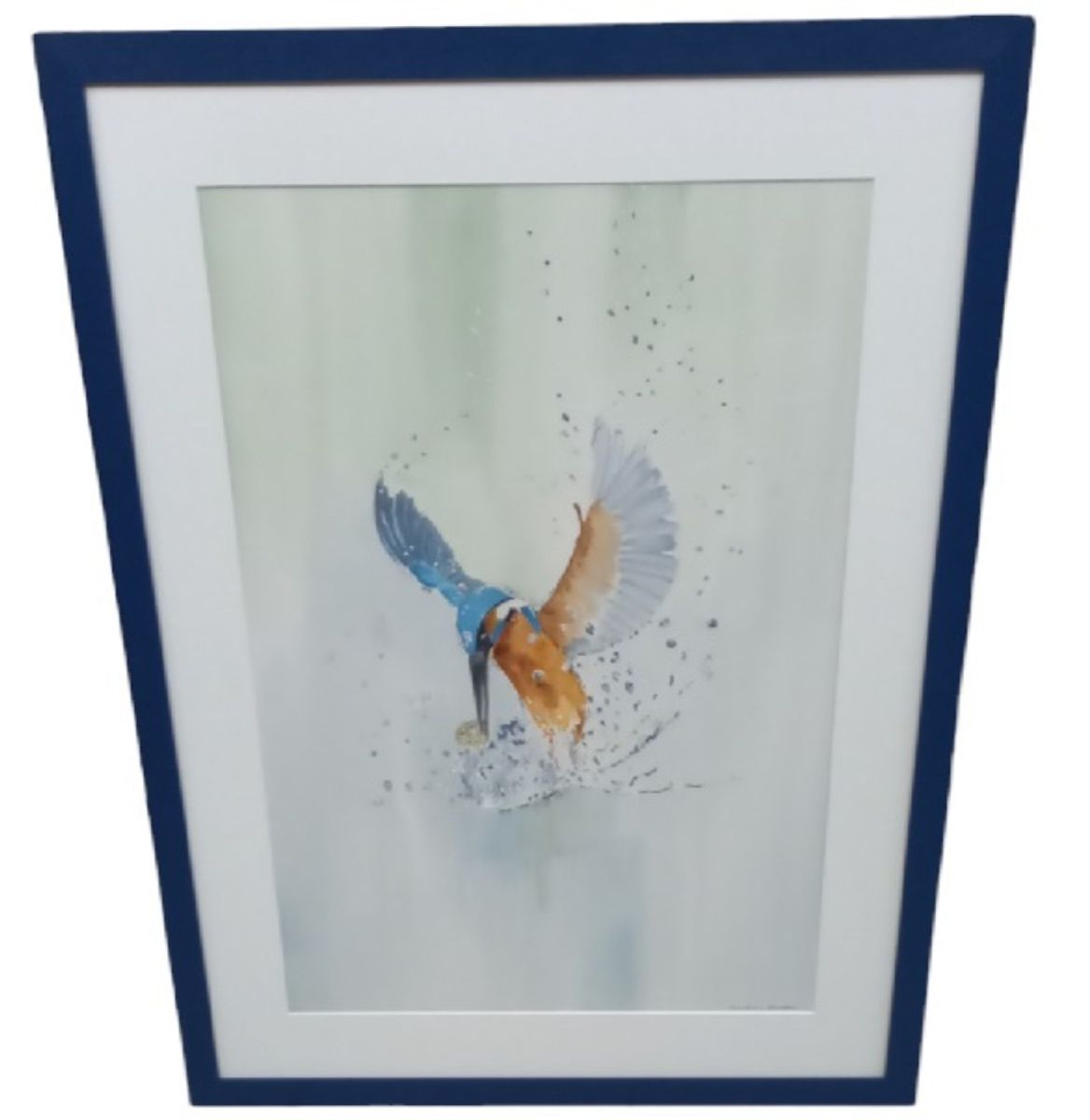 Aquarel "ijsvogel" Christine Desender image 4
