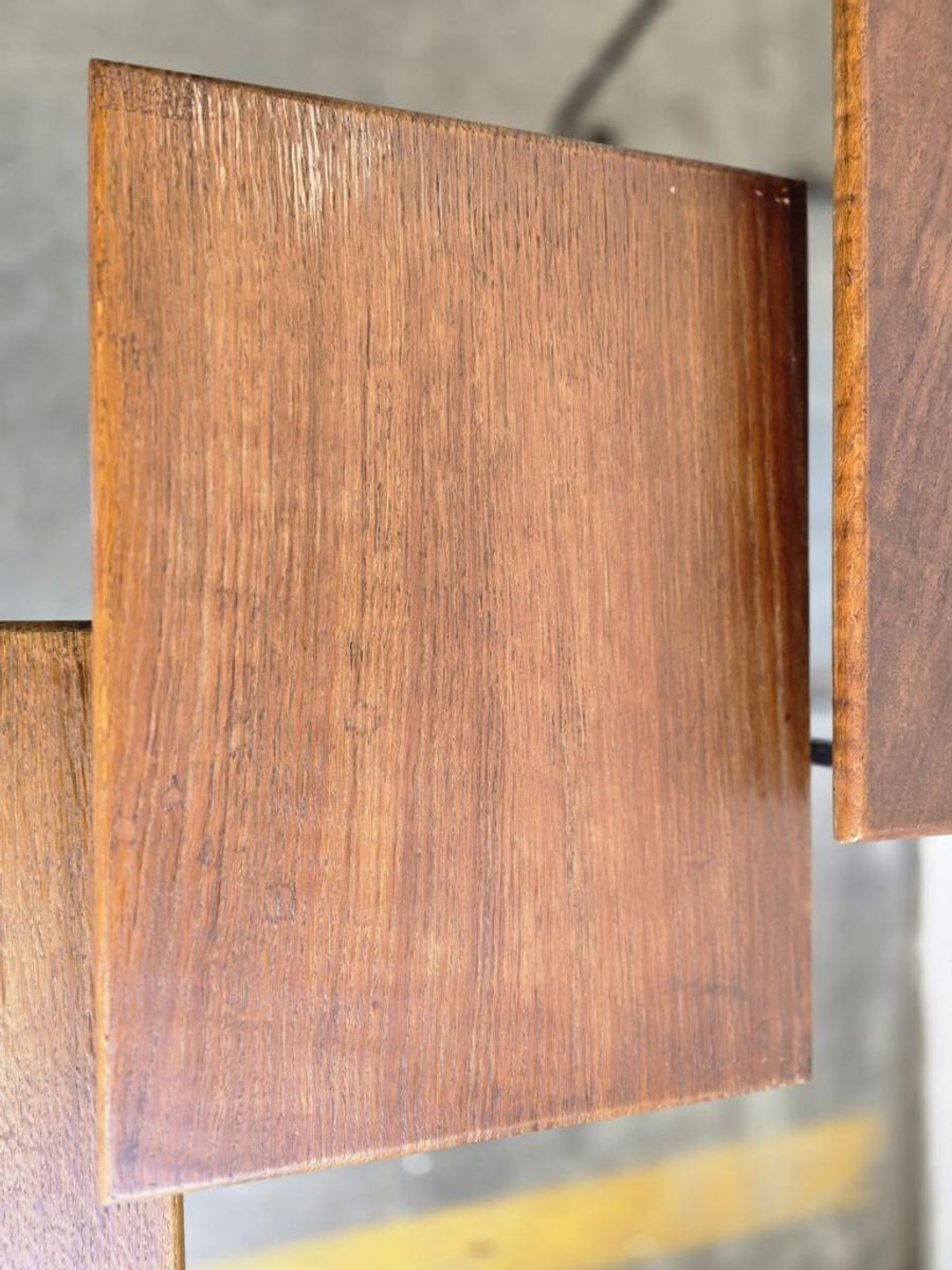 Set Van 3 Vintage Nesting Tables / Bijzettafeltjes image 6