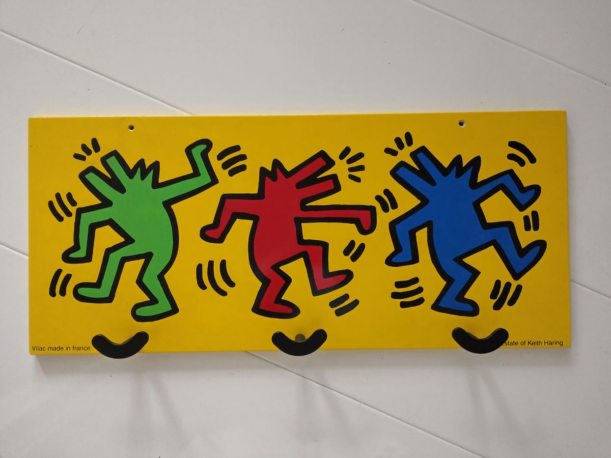 Keith Haring Kapstok Hout Vilac 22 X 50 Cm image 13