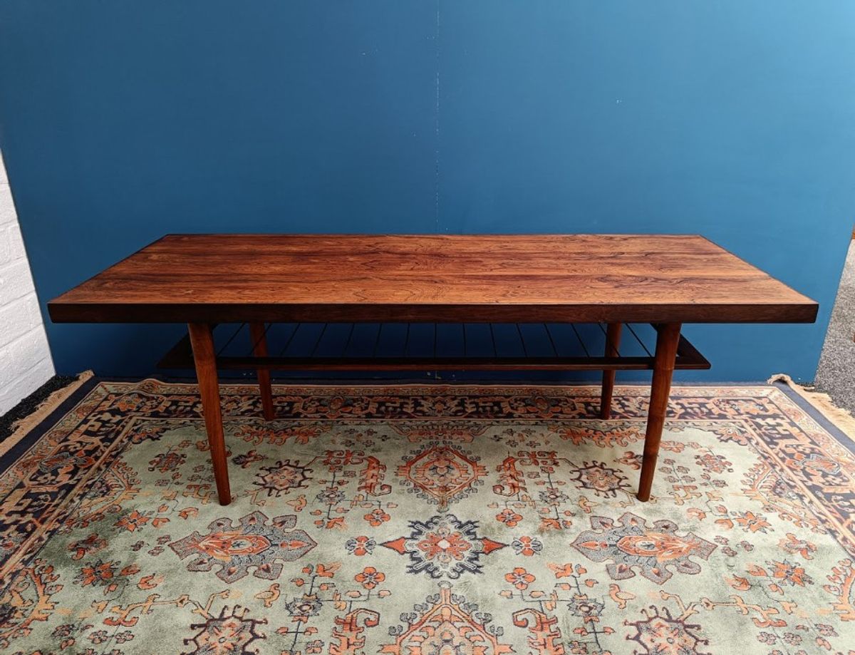 Vintage Palissander Salontafel, Jaren 60 image 8