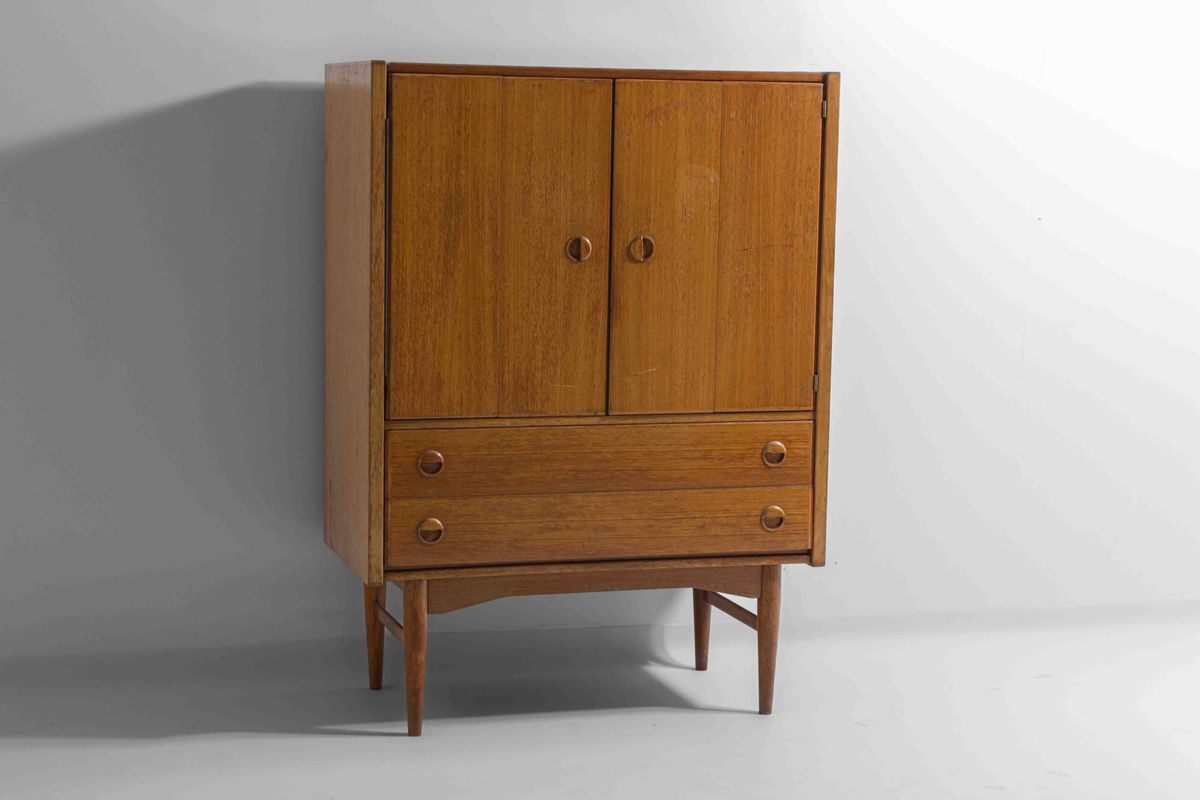 Mid Century Barkastje In Beukenhout, 1960 image 7