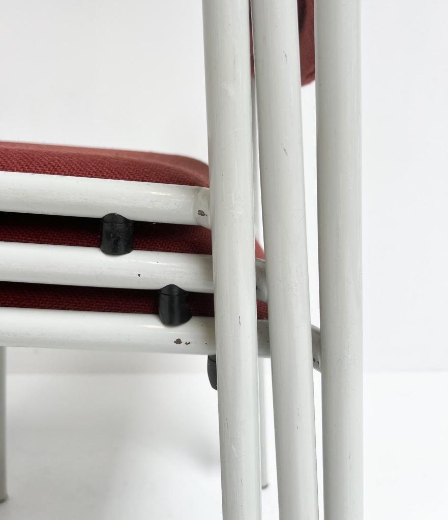 Set Van 4 Stapelbare Stoelen Van Gijs van der Sluis, 1970's image 11