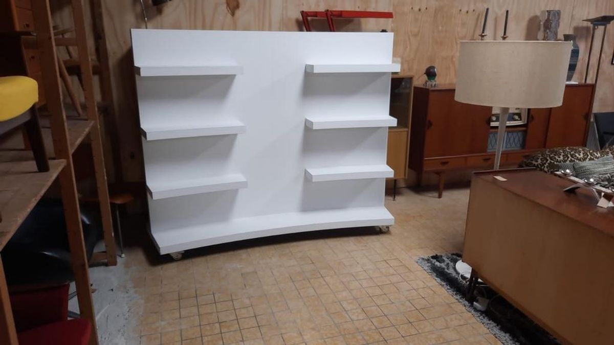 Vintage Kast Roomdivider 70's Retro Kast Wandkast image 5