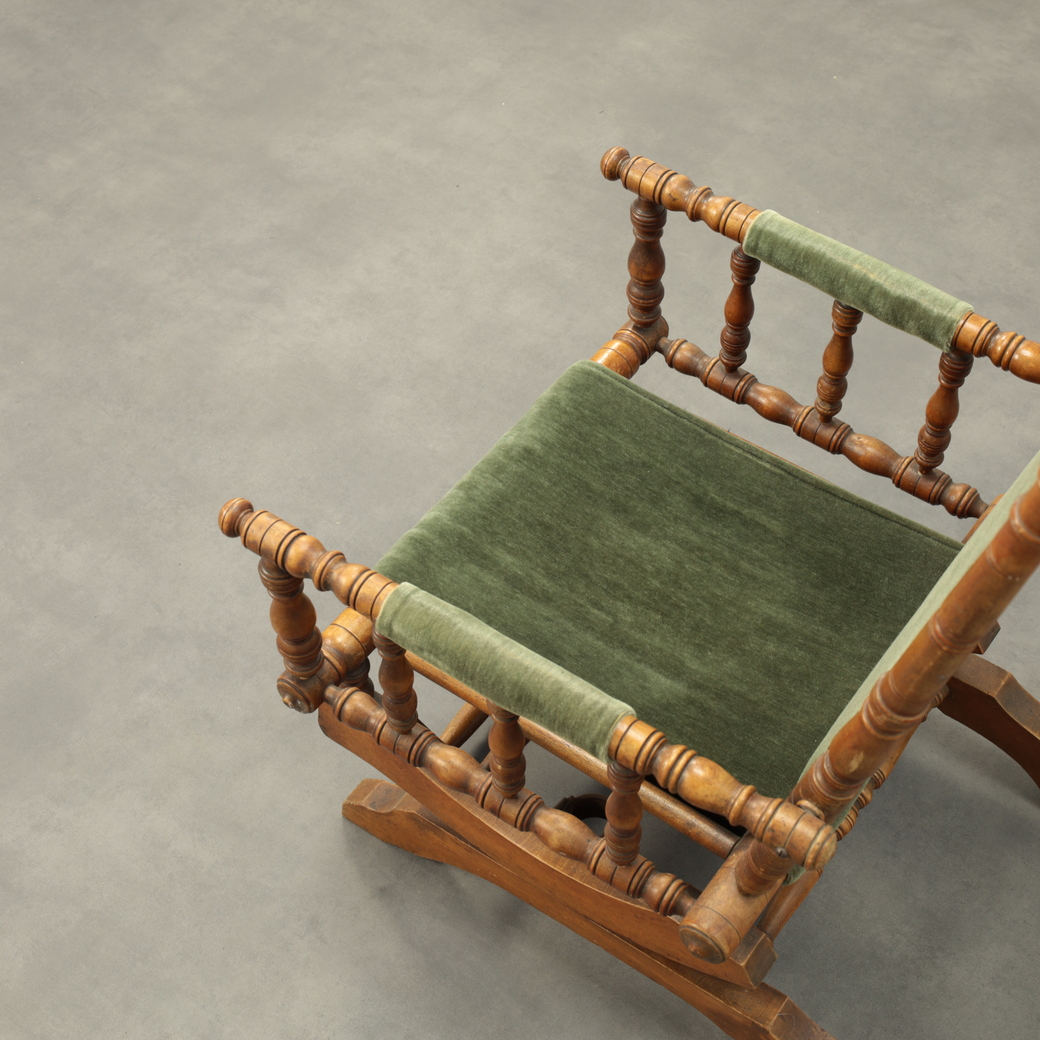 Victorian Rocking Chair, Ca 1920s image 7