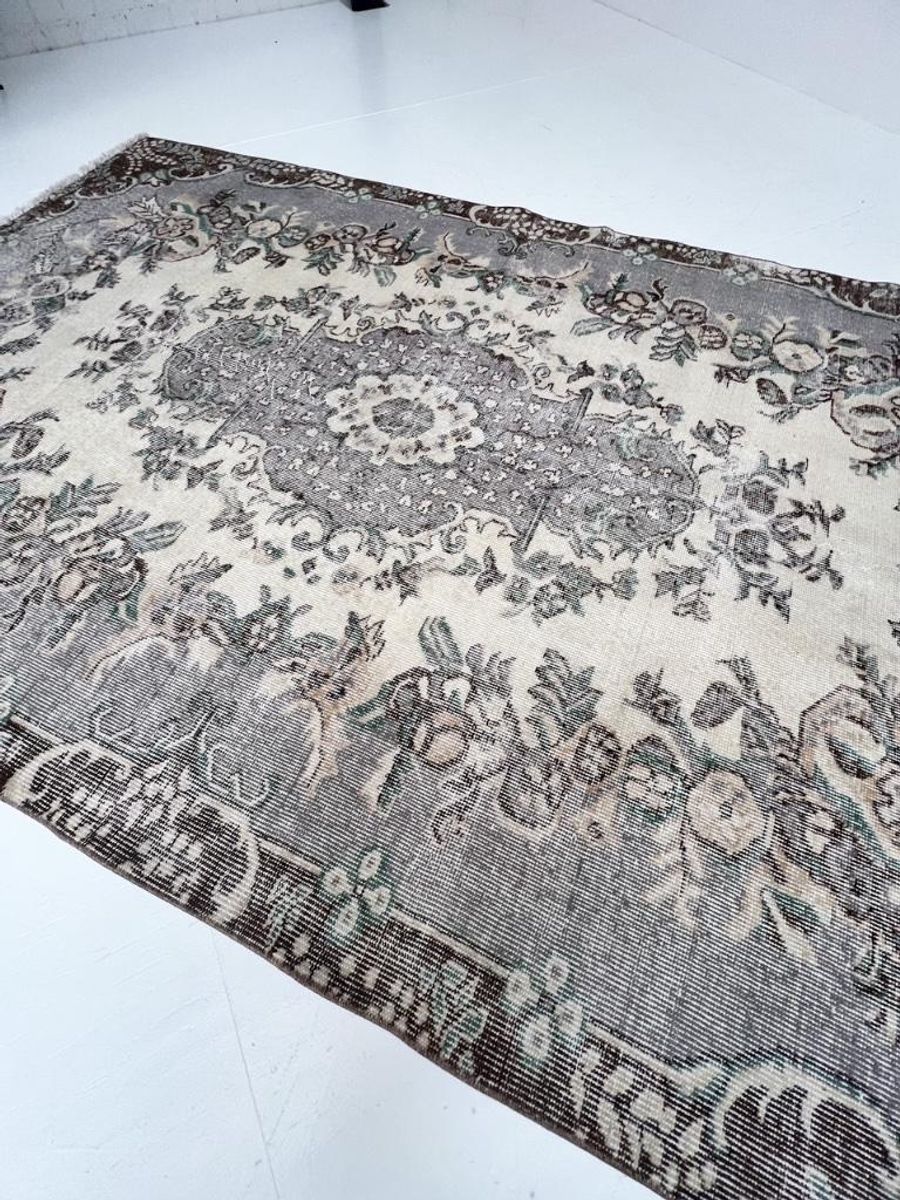 Beige Bruin Vintage Yuruk Vloerkleed 265 X 170 Cm image 4