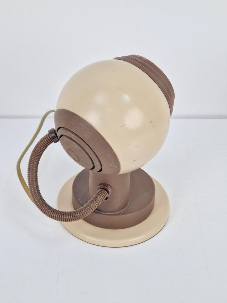 Vintage Eyeball Magneet Globe Tafellamp Neweba Ag Swiss '70 image 10