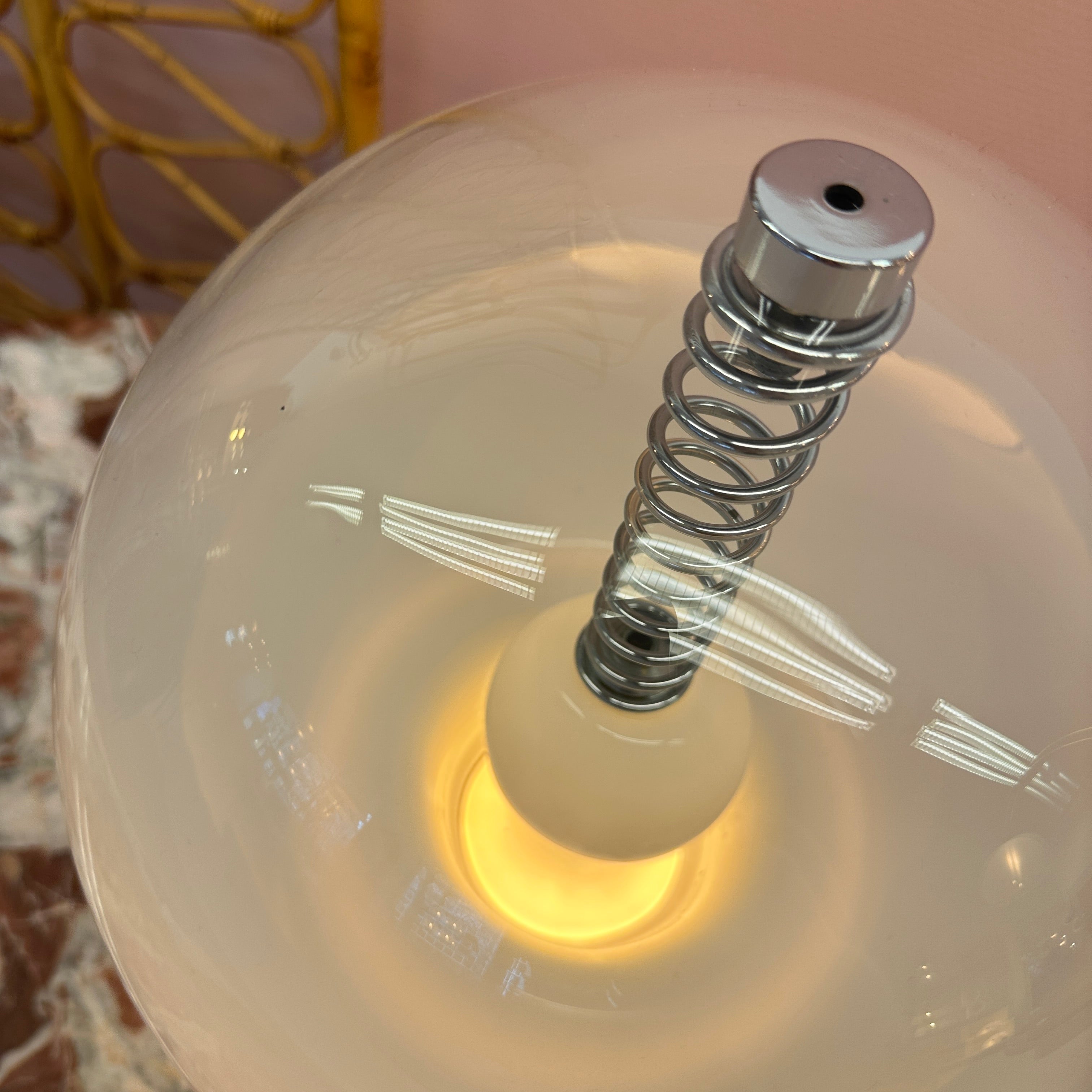 1970's Italian Table Lamp By Carlo Nason image 6