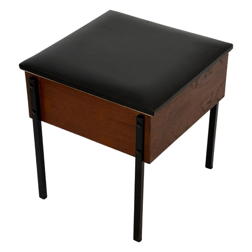 Vintage Tafel Kastje Pastoe Stijl Bijzettafeltje Jaren 60 image 16