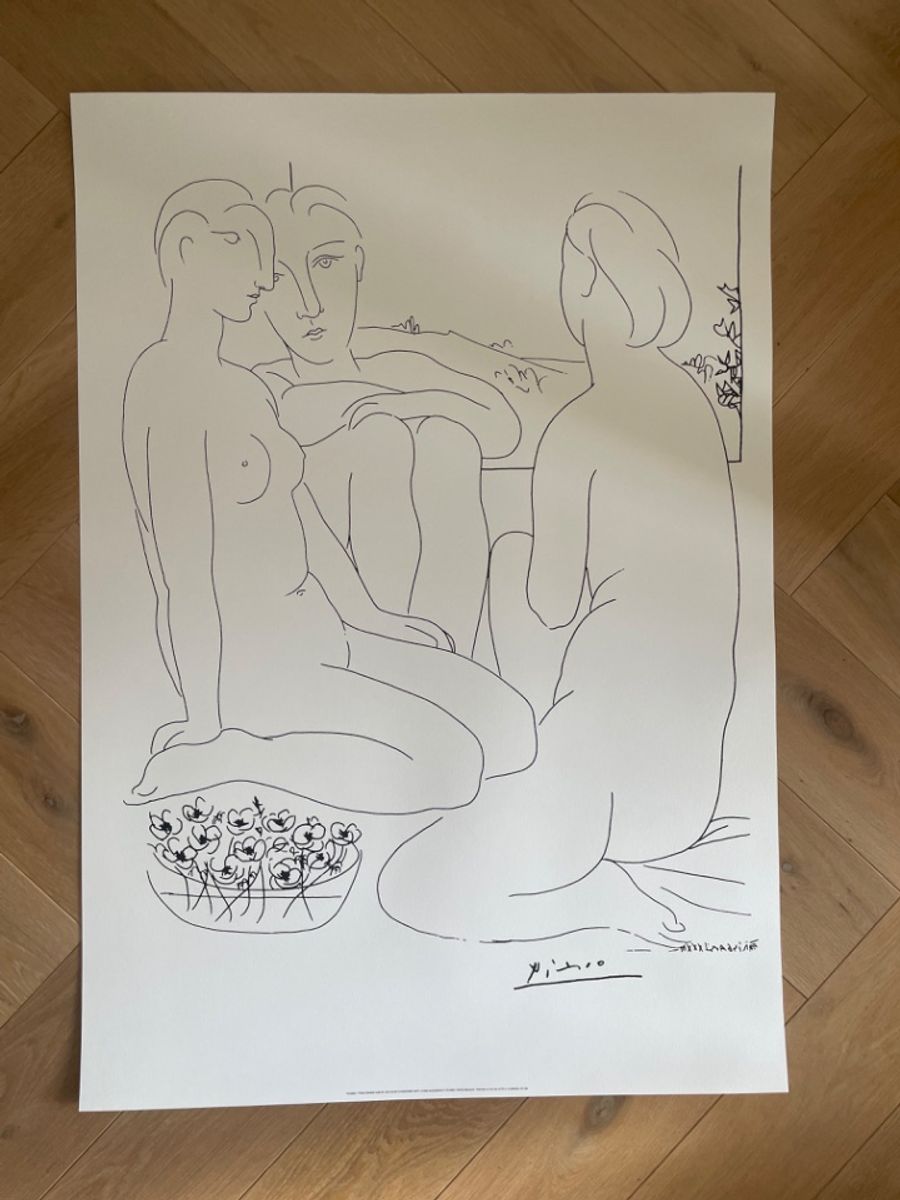Pablo Picasso (1881-1973) Trous Femmes Nues Et Une Coupe D’anemones, Printed In Italy image 13