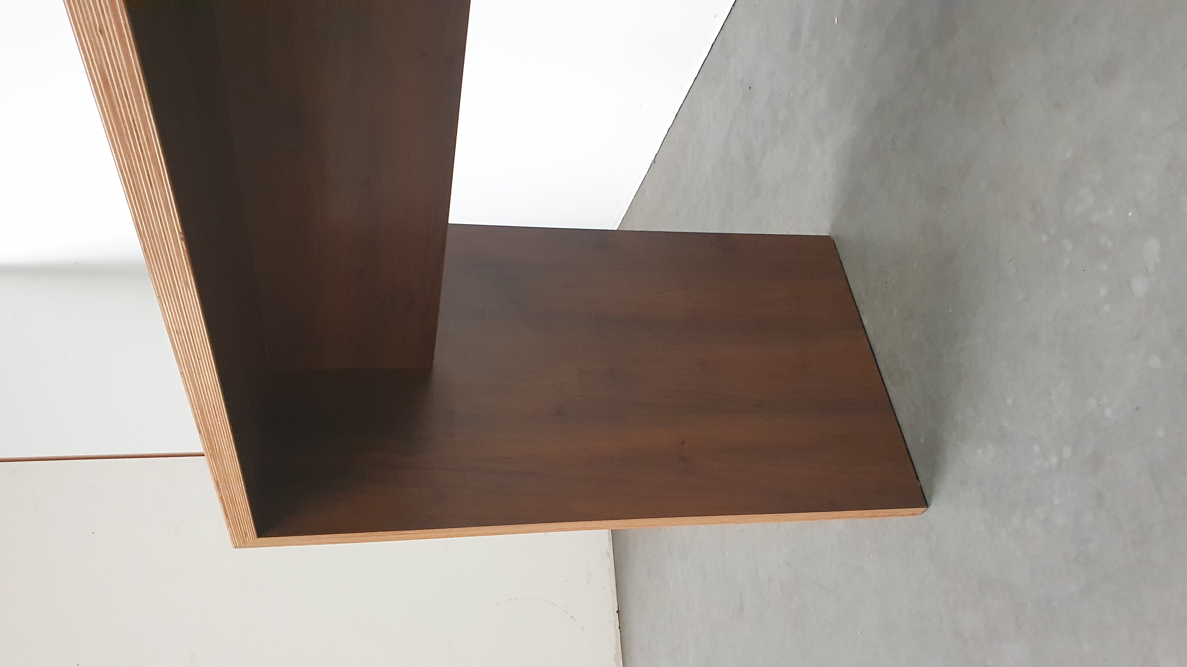 Design Bartafel Noten Hout Hpl Gefineerd Multiplex Statafel image 14