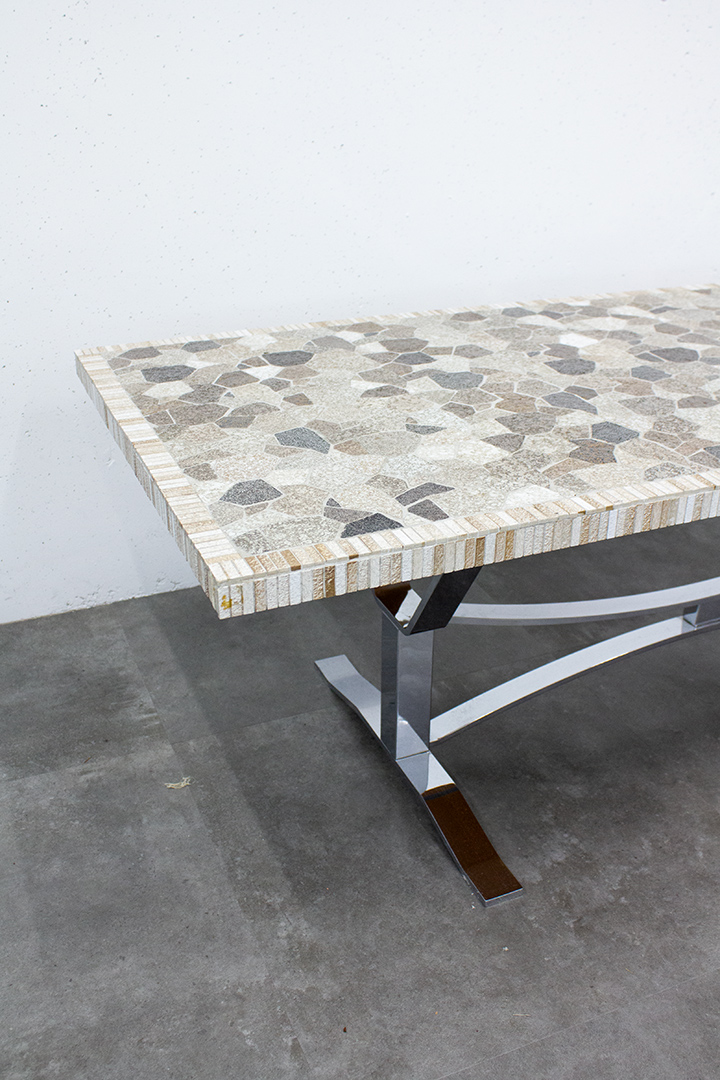 Berthold Müller 60’s Granieten Mozaïek Salontafel image 6