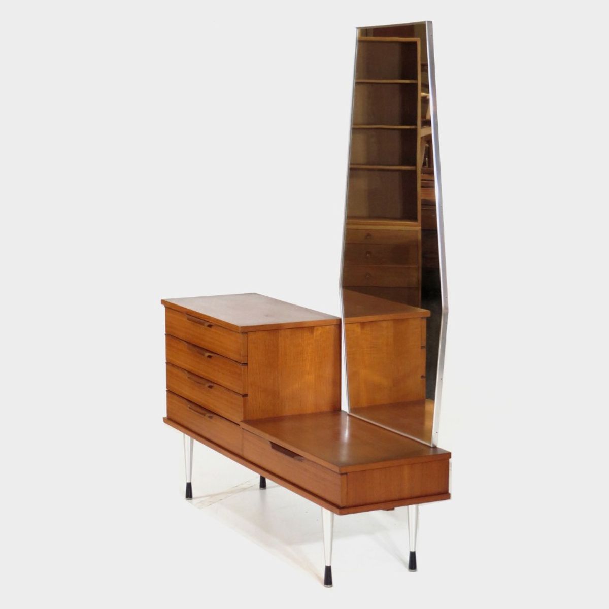 Vintage Mid Century Kaptafel In Teak, 1960s image 3