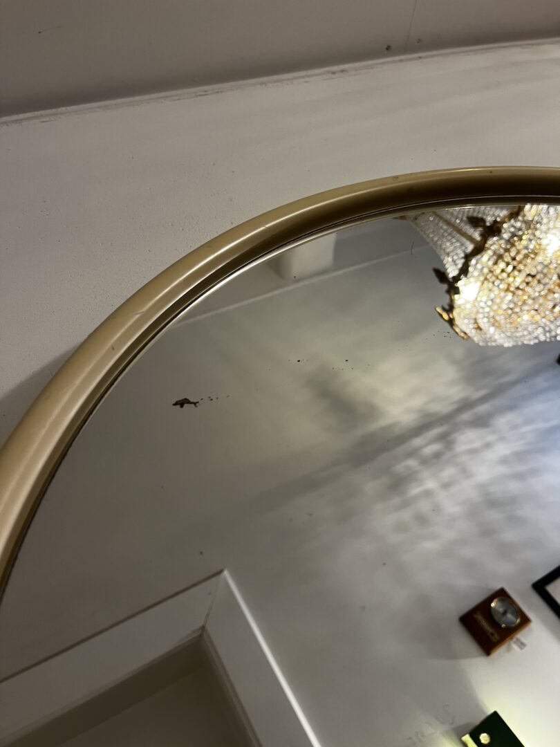 Space Age Spiegel – Crème Wit image 6