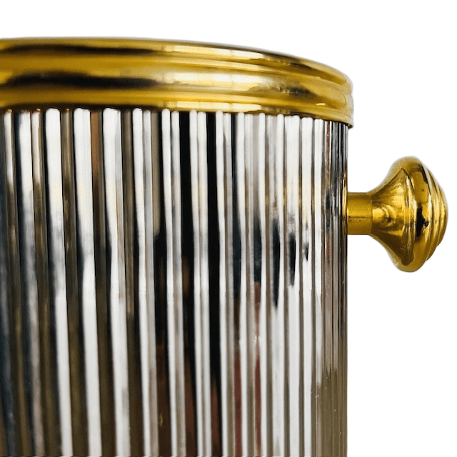 Vintage Verzilverde Wijnkoeler 1970’s Hollywood Regency image 4