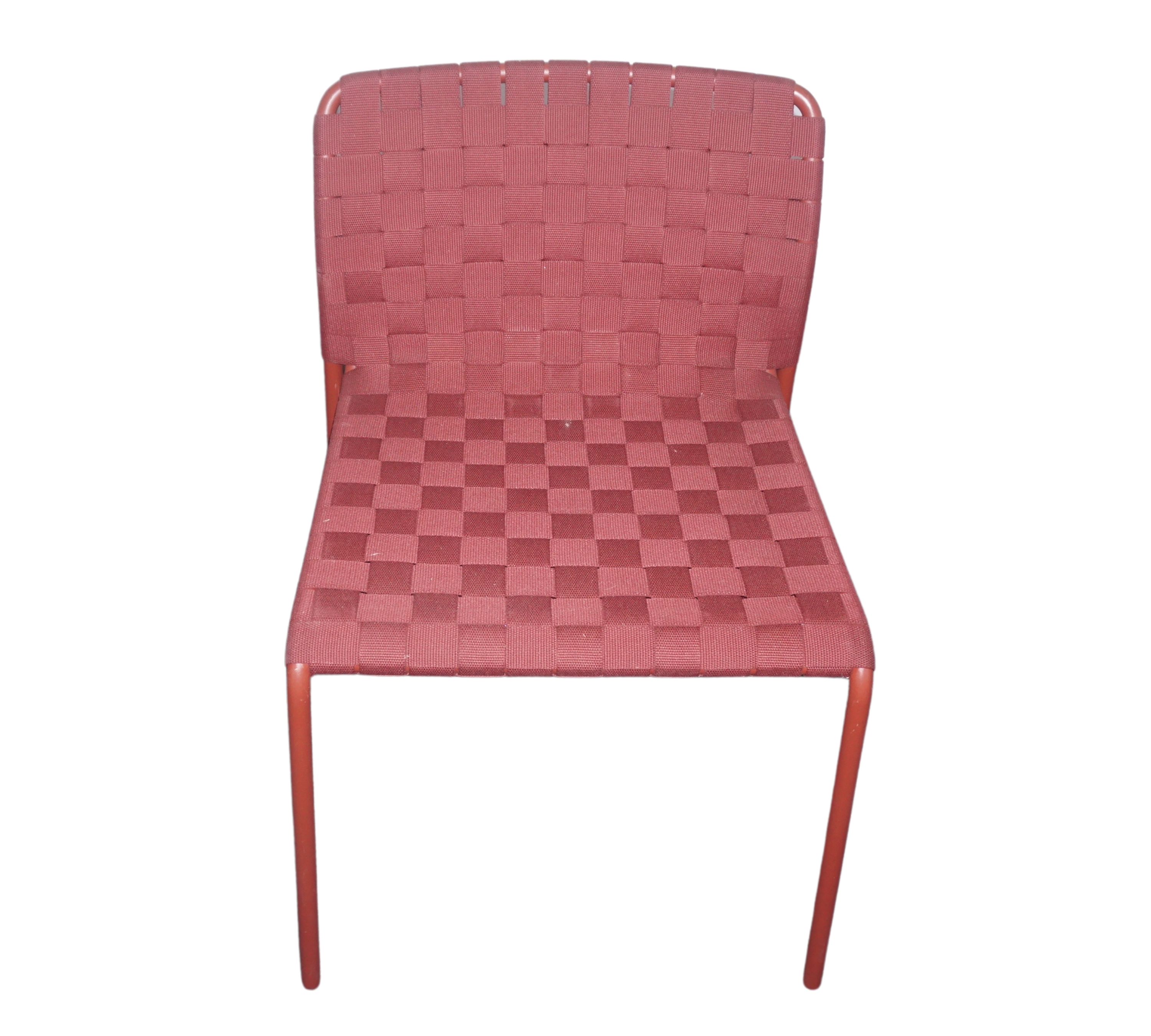 Andreu World Costa Stoel Aluminium Poedercoating Rood image 6