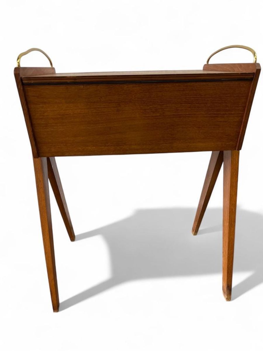 Vintage Naaikist Op Poten – Mid-century Opbergbox image 5
