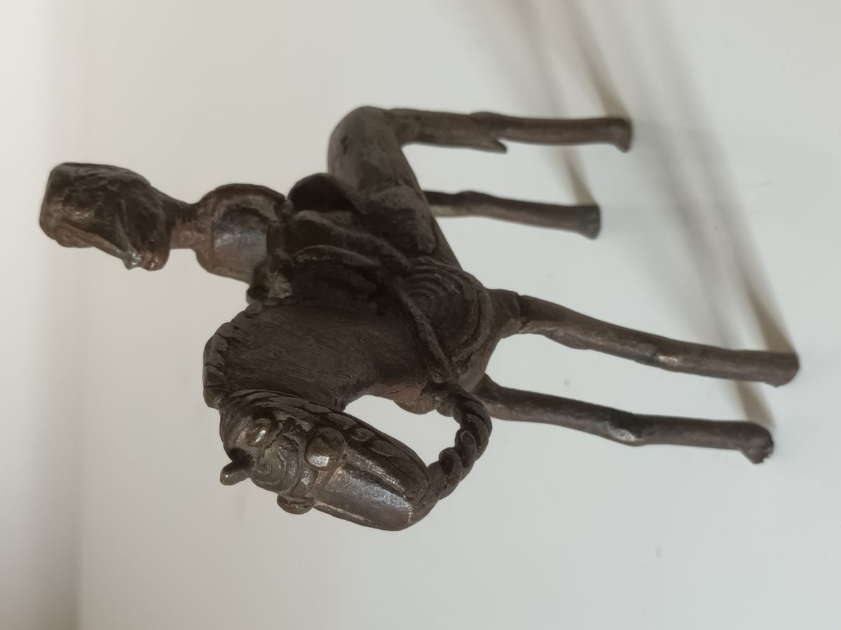 Bronzen Dogon Ruiter image 3