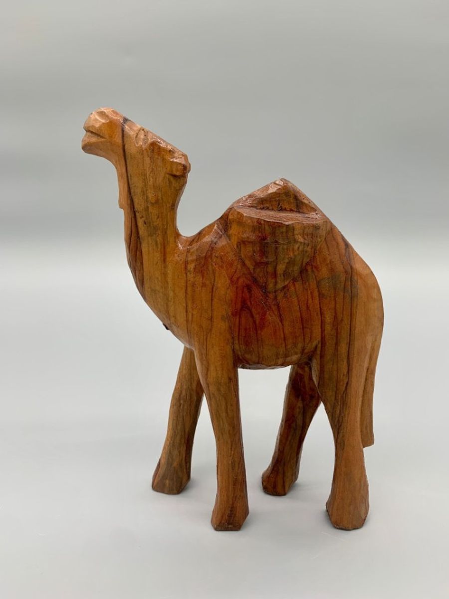 Vintage Dromedaris Hout Handwerk image 3