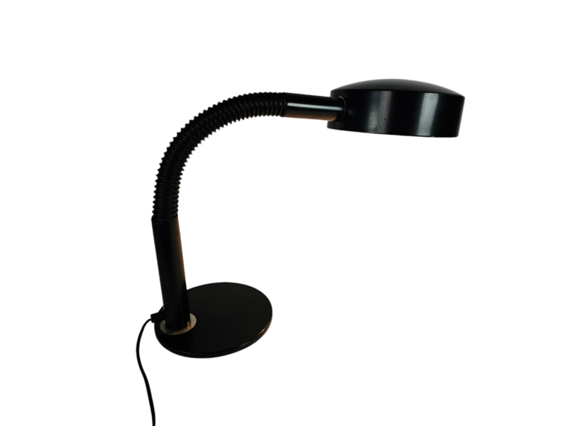 Hala Zeist - Model 708 - Bureaulamp - Zwart - Flexibele Arm - 1970'S image 5