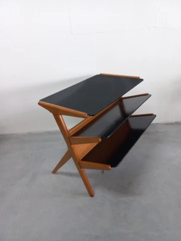 Zeldzaam Wim Den Boon (attrib) Modernistische Side Table Wandmeubel image 22