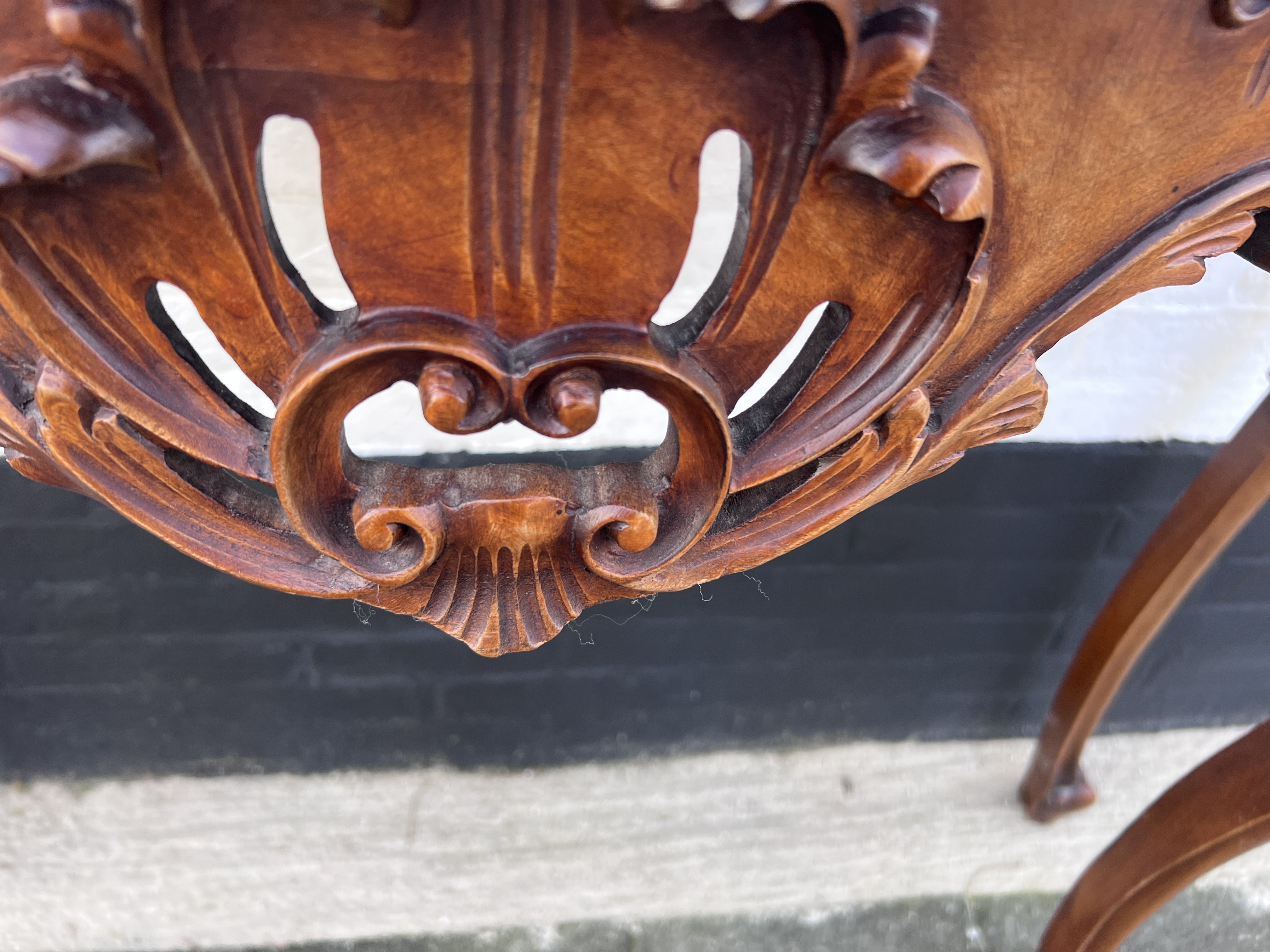 Mooie Grote Geschulpte Sidetable, Opengewerkt, 110 Cm Breed image 9