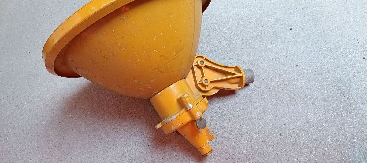 Vintage Vliegbaan Lamp Geel image 3