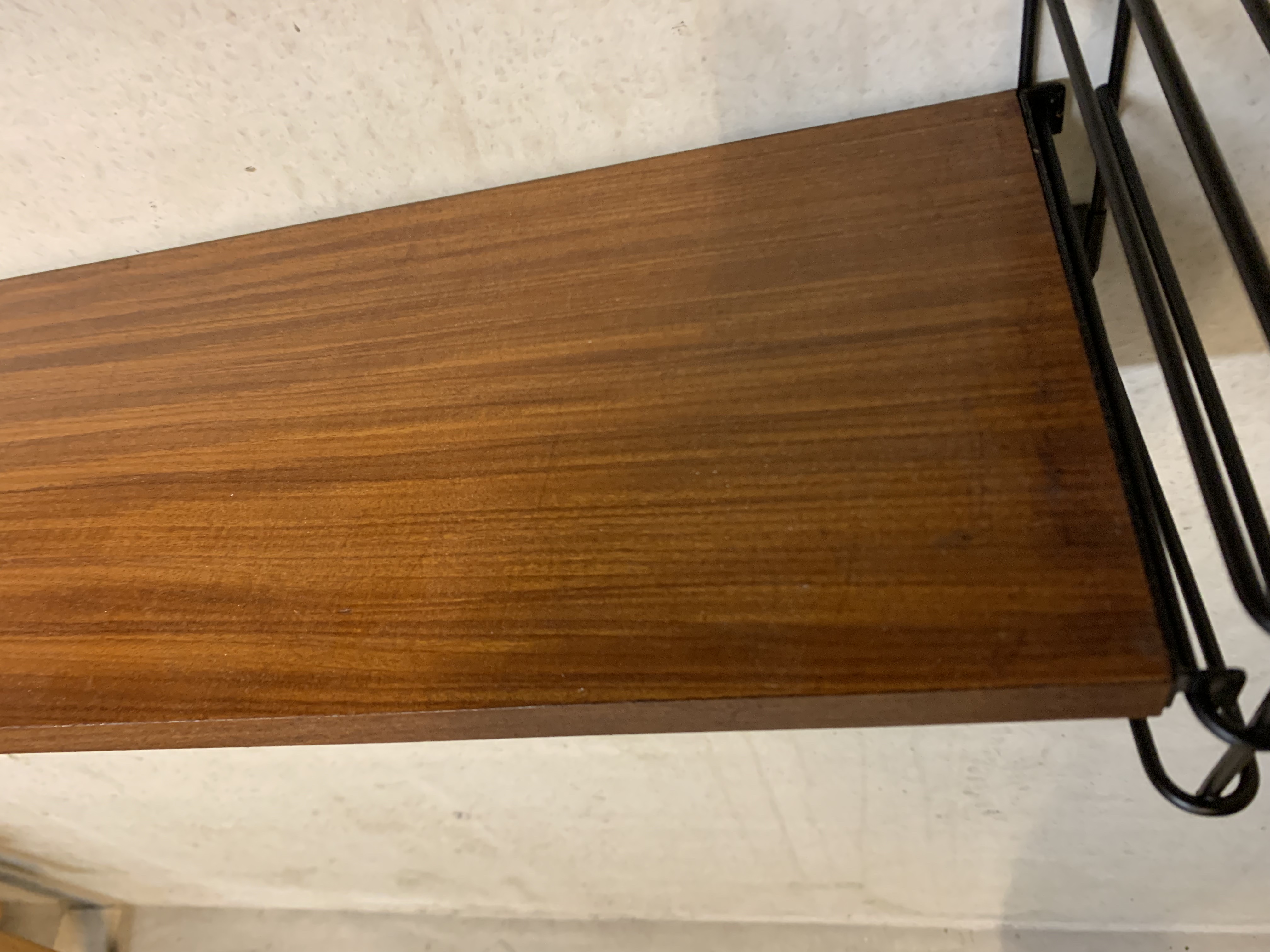 Tomado Wandrek Metaal En Teak Jaren 60. image 7