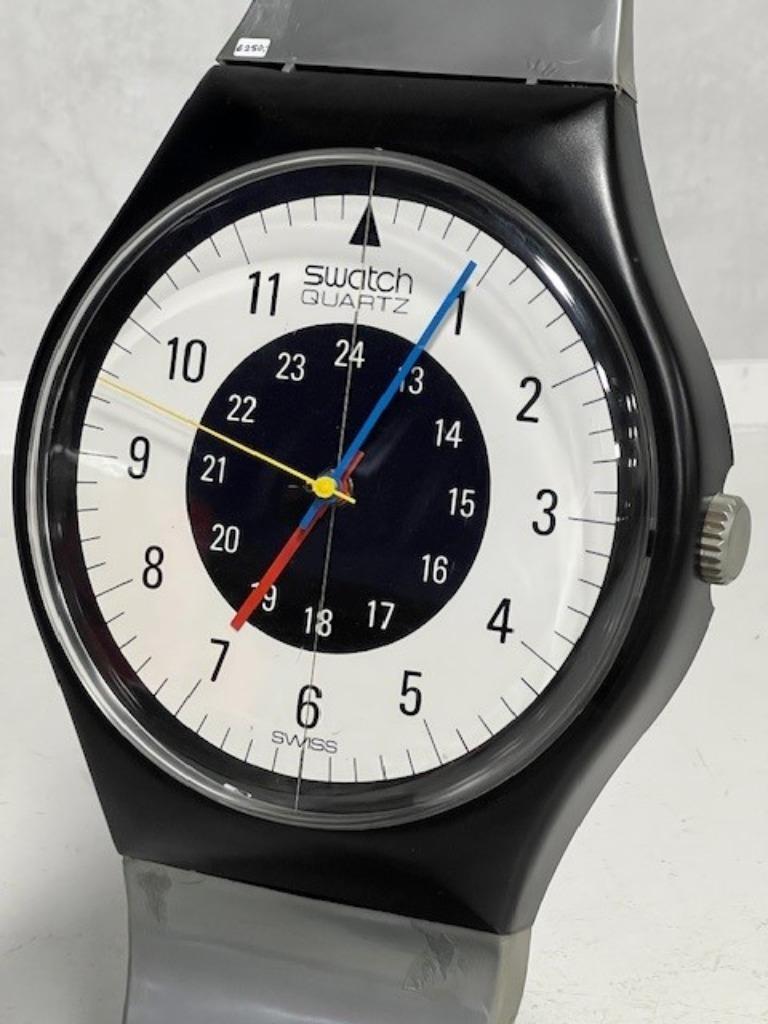 Swatch Klok Jaren 80 Vintage Retro Display Tafelklok 1980S image 3