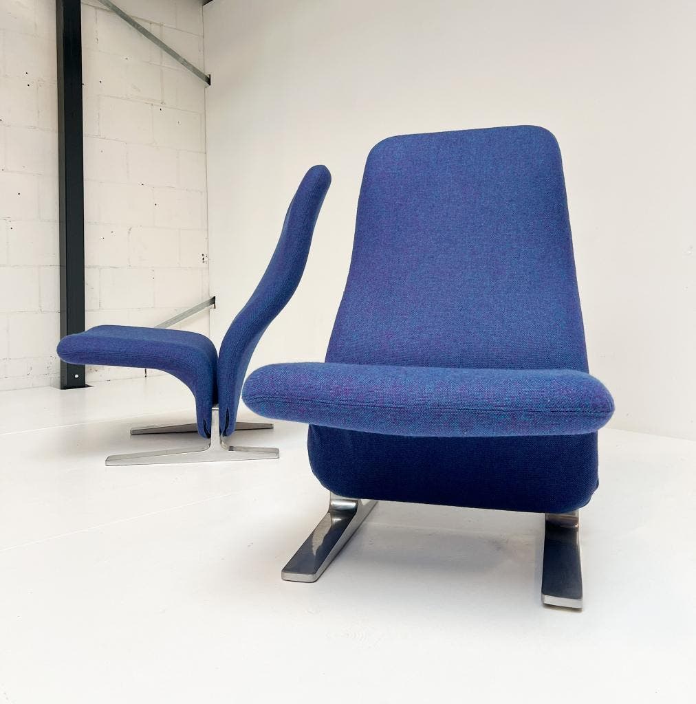 Opnieuw Gestoffeerde Artifort Concorde Fauteuil, 1960's image 15