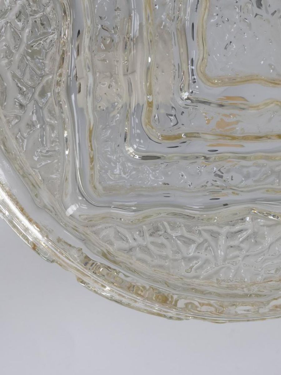 Vintage Plafondlamp | Glas | Jaren 70 image 8