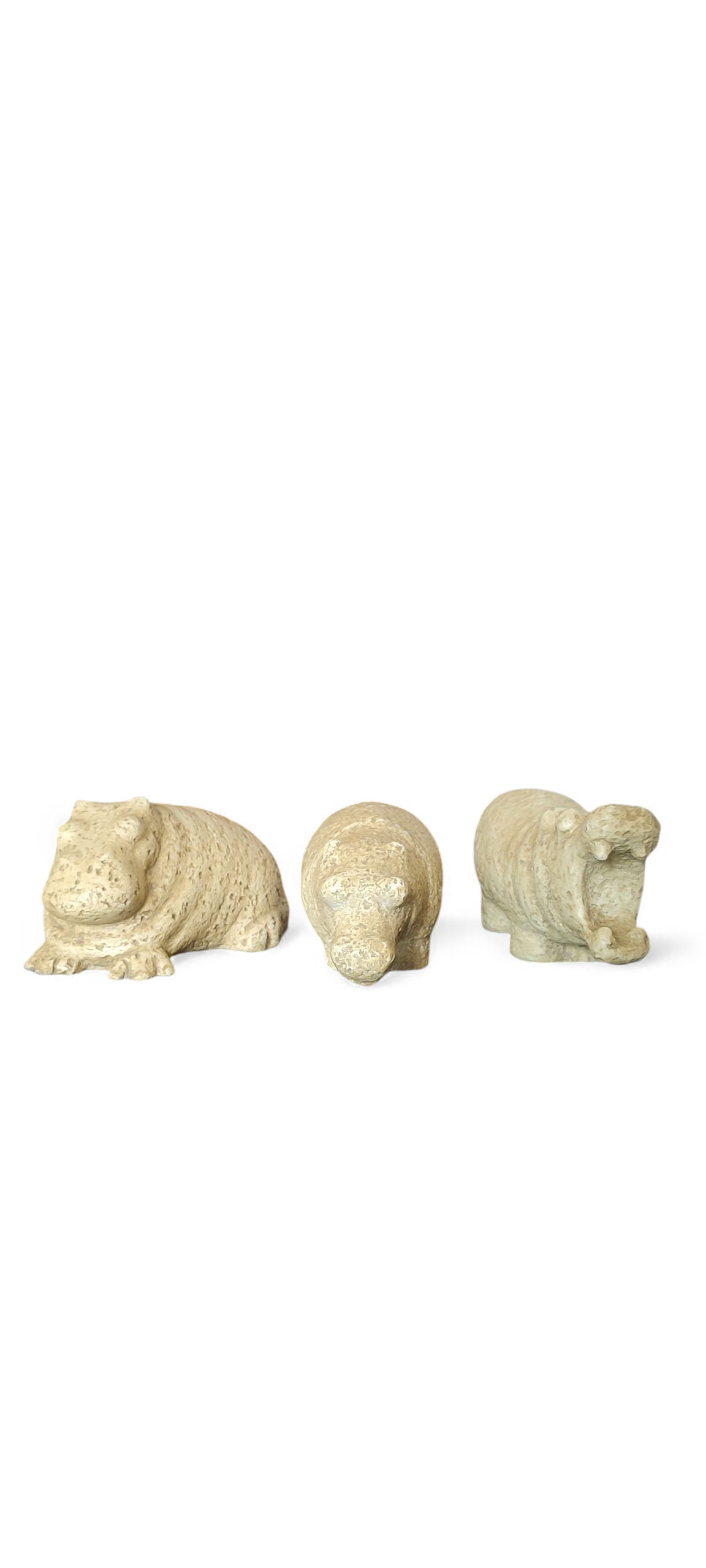 Orhan Otay Vintage Nijlpaard Sculpturen image 9