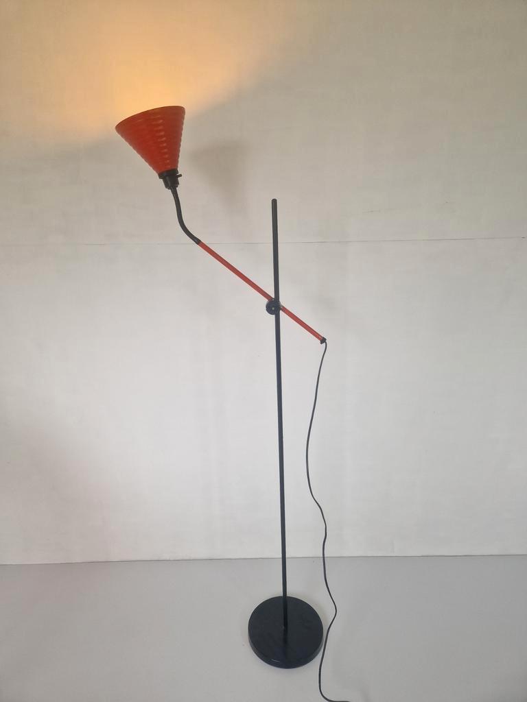 Vintage IKEA Hengellamp Design Rood. image 9