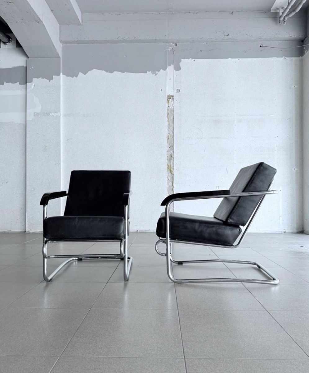 2x Vintage Lounge Chair By Enrico Prampolini For Cova Milano image 3
