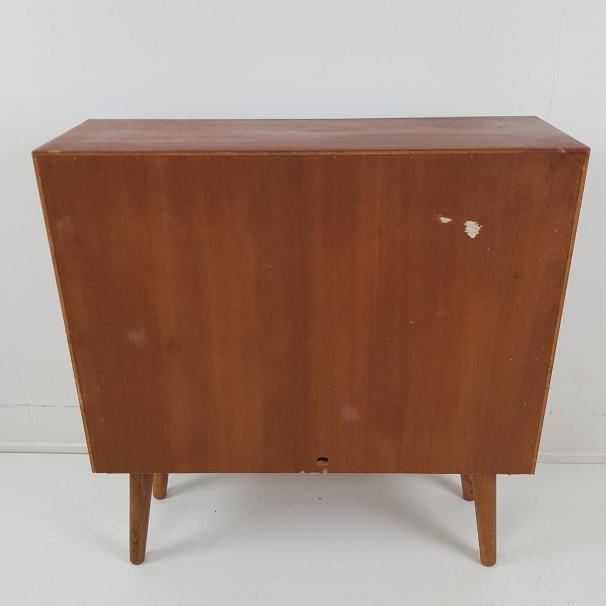 Vintage Deens Vierkant Boeken Kastje | Keuken Kast Klein image 7