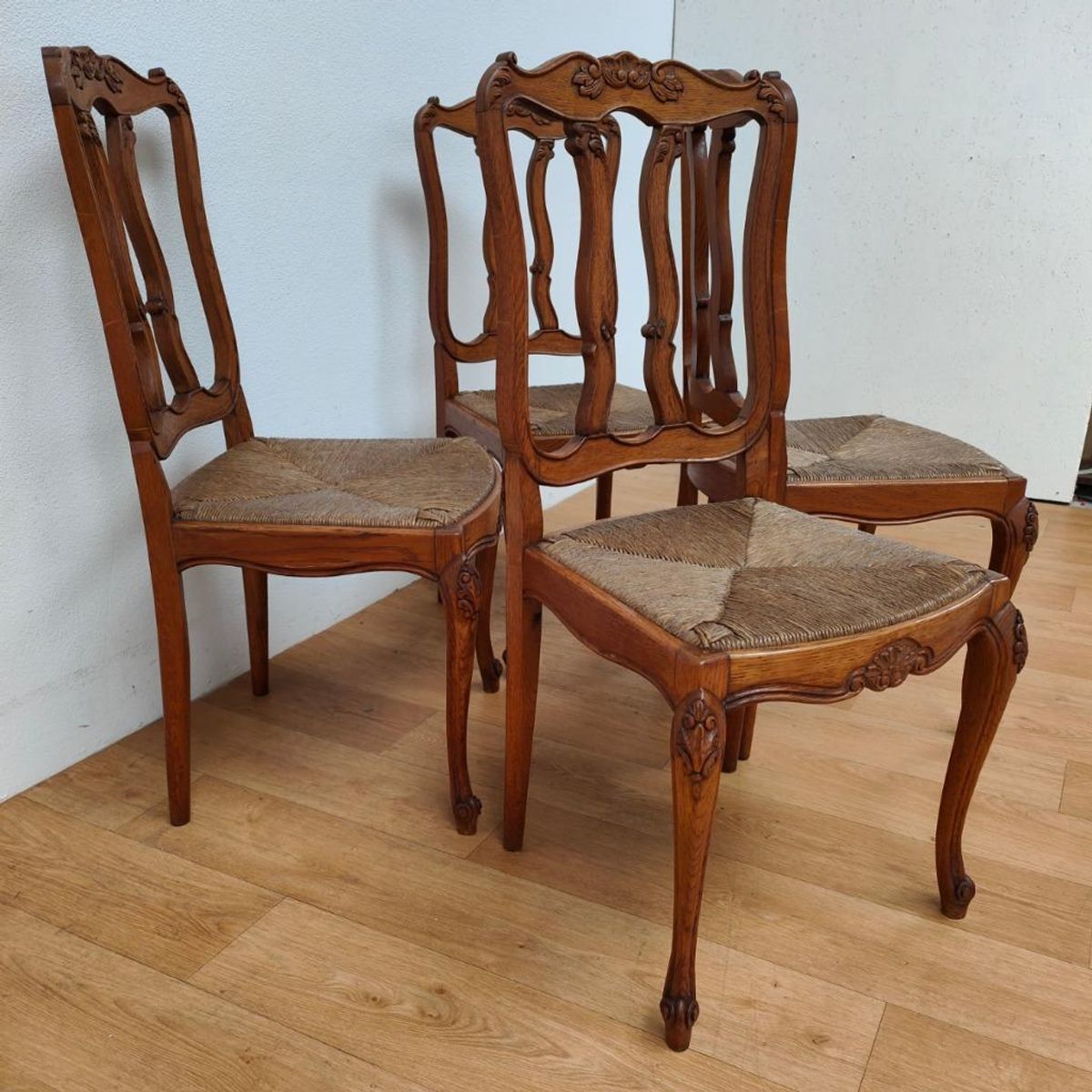 Vintage Landelijke Stoelen Eettafelstoelen Eetkamerstoelen Set Prijs image 4
