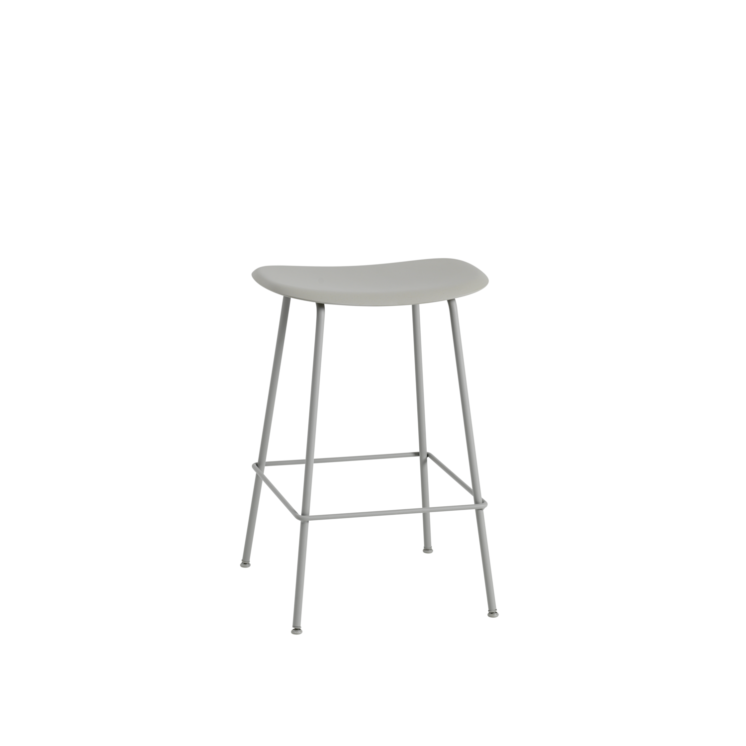 Muuto / Fiber Counter Stool / 65cm / Grey / Set Van 6 image 2
